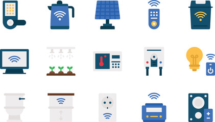 internet of things icon set pack