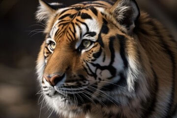 A Bengal tiger portrait. Generative AI