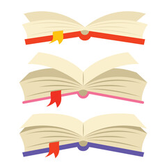 Set Of Various Colorful Books