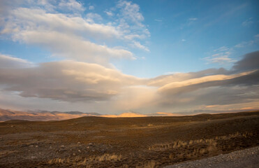 View of Altay mountains in the autumn