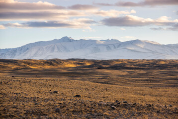 View of Altay mountains in the autumn