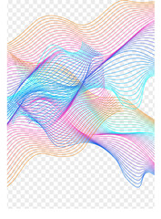 Neon Mesh Background Transparent Vector. Fiction Texture. Iridescent Ribbon Dynamic. Curve Soft Illustration. Gradient Context Line.