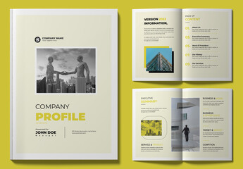 Company Profile Brochure Design Template