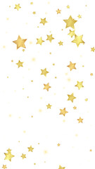 Magic stars vector overlay.  Gold stars scattered