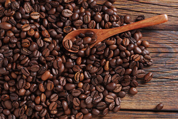 Roasted coffee beans