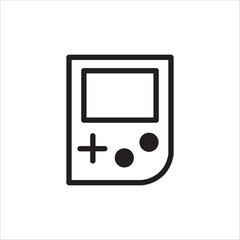 gamebote gameboy icon vector design