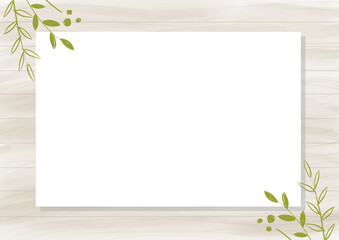 葉っぱの背景　木目の背景　葉　木目　フレーム
タイトル変更