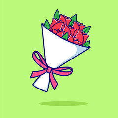 Bucket Flowers vector, illustration, icon flat