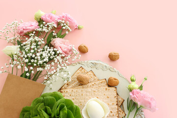 Obraz na płótnie Canvas Pesah celebration concept (jewish Passover holiday)