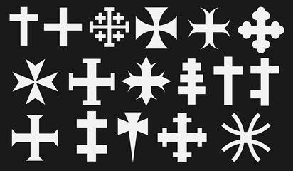 Various Religious Symbols Vector Models / Ai Illustrator