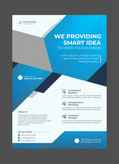 corporate business promotion consulting flyer design temlate