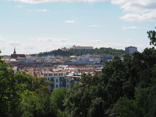 Fototapeta na wymiar View of the city of Brno