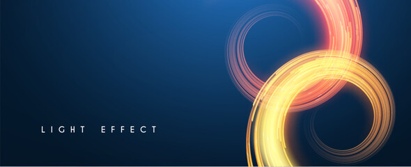 Motion striped light effect with fluid color. Abstract shining wave background. Magic screen design