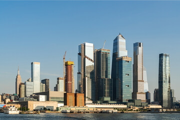 Fototapeta na wymiar Skyscrapers of Hudson Yards New York
