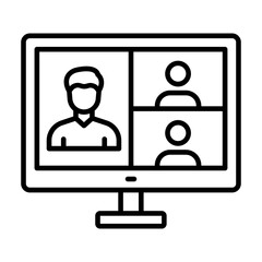 Video Conference Icon