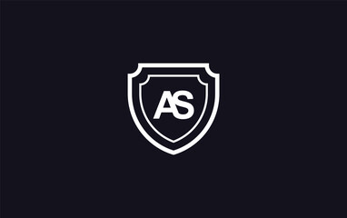 Shield protection symbol and royal luxury shield monogram. shield protection logo 