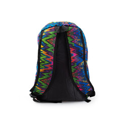 Colored backpack textile isolated on a white background