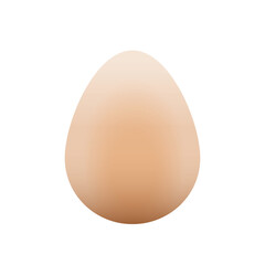Isolated Lit Large Single Natural Egg Design, Template for Easter and Various Other Designs on Transparent Background - Multi Purpose Illustration