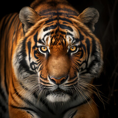 portrait of a bengal tiger