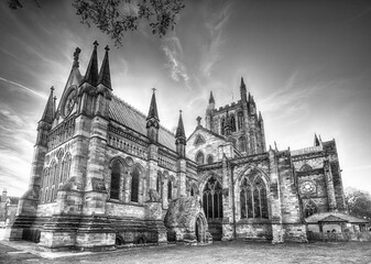 Fototapeta premium The amazing Hereford Cathedral from inside and out! 