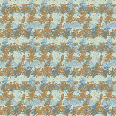 Abstract Boho Halftone Grunge Repeating Pattern.
