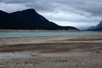 North Saskatchewan river viewed from the David Thompson Highway - Alberta - Canada
