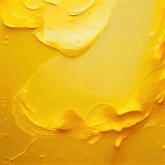 Paint texture yellow colors. Oil painted background. Abstract backdrop. Painted wall texture. acrylic paint. colorful painting grunge brush. generative ai