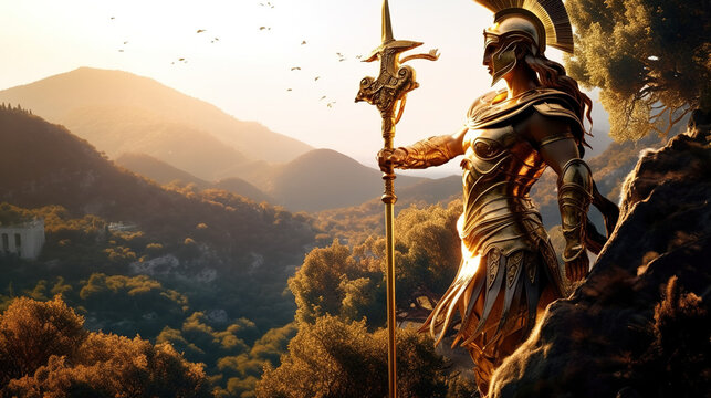Athena God Wallpaper