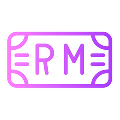 ringgit gradient icon