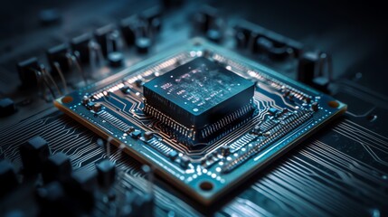 Illustrations of neuralink, neural network, machine learning by generative AI.