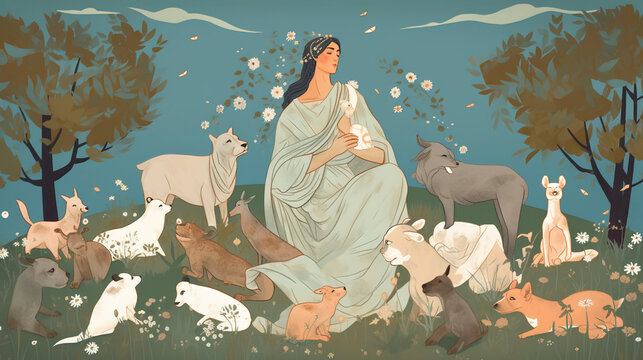 Greek Goddess Demeter - Goddess of agriculture