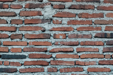 red brick house walls