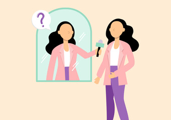 Business person self introduction self-talk