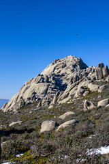 Granite cliffs in the La Pedriza natural park