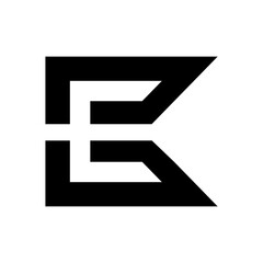 letter E simple logo