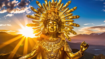 Inca God Inti - Sun god