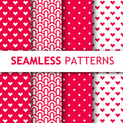 Obraz premium Collection draw simple seamless patterns for your fabric and textile 