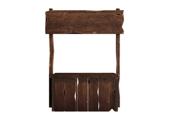 stylized 3d promotion stand design