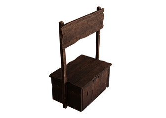 stylized 3d promotion stand design