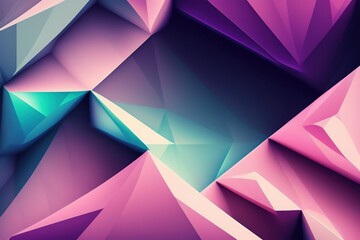 A 3D rendering of abstract geometrical shapes