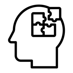 autism line icon