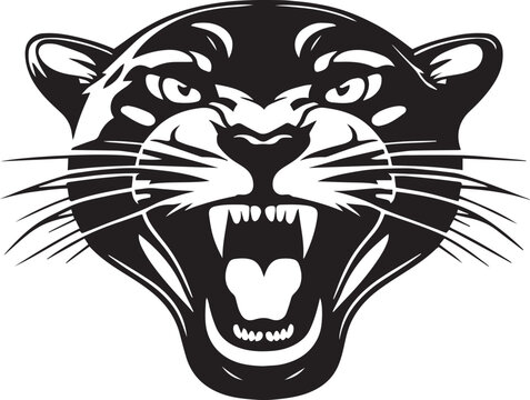 Panther head Vector Illustration, SVG