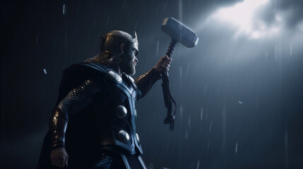 Norse God Thor - God of thunder
