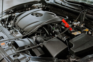 Car repair in a service center