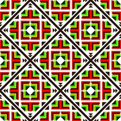 color full seamless  pattern with geometric 