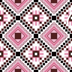 color full seamless  pattern with geometric 