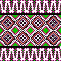 color full seamless  pattern with geometric 