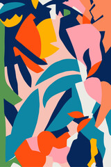 The Dance of the Seasons - "Dive into a colorful world with this illustration collection inspired by iconic paper-cutting art, challenging the creative possibilities of paper and scissors."