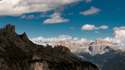 Obraz premium Bergpanorama in den Dolomiten (Italien)