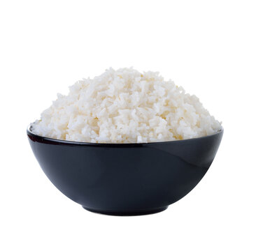 Rice in a bowl on  transparenr png